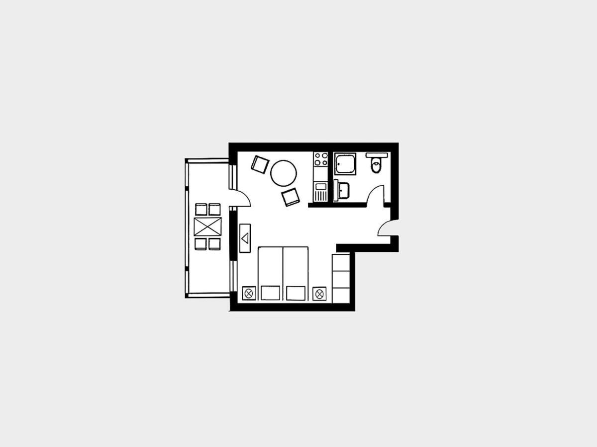 Strandvillen Binz - 1-Raum-Ferienwohnung Mit Balkon Sv-557 Extérieur photo